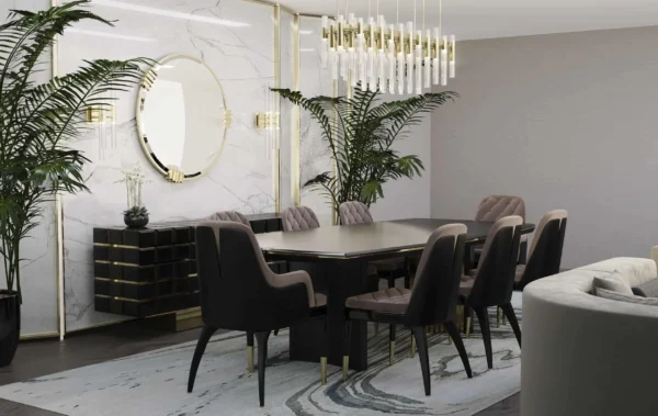 Comfortable and unique Dining Chair Benty by La Bianco