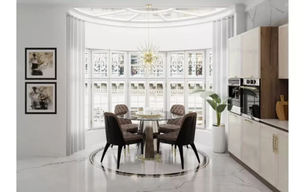 Comfortable and unique Dining Chair Benty by La Bianco