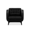 Comfortable Lounge Chair Bronco by La Bianco