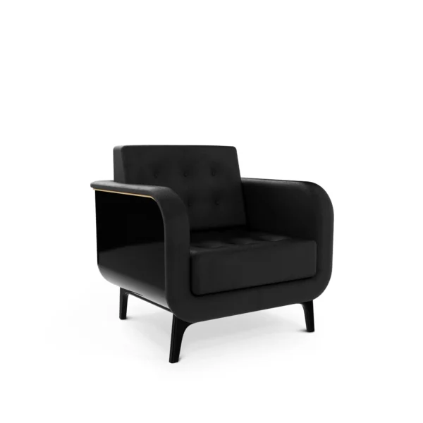 Comfortable Lounge Chair Bronco by La Bianco