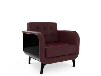 Comfortable Lounge Chair Bronco by La Bianco