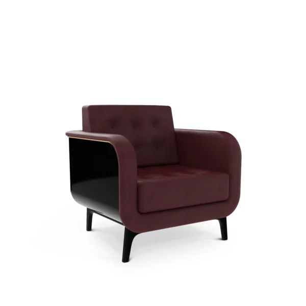 Comfortable Lounge Chair Bronco by La Bianco