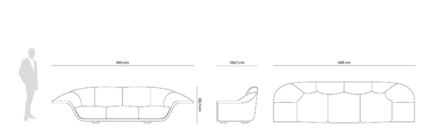 CAROLETTA Sofa La Bianco
