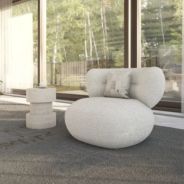 Comfortable Lounge Chair Zenza By La Bianco