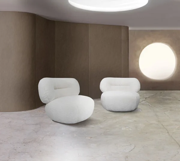 Comfortable Lounge Chair Zenza By La Bianco