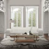 Liza Premium Comfortable White Sofa